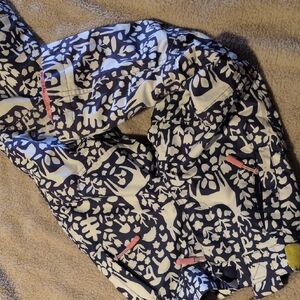 Mini Boden Blue and White Kids Casual Bottoms